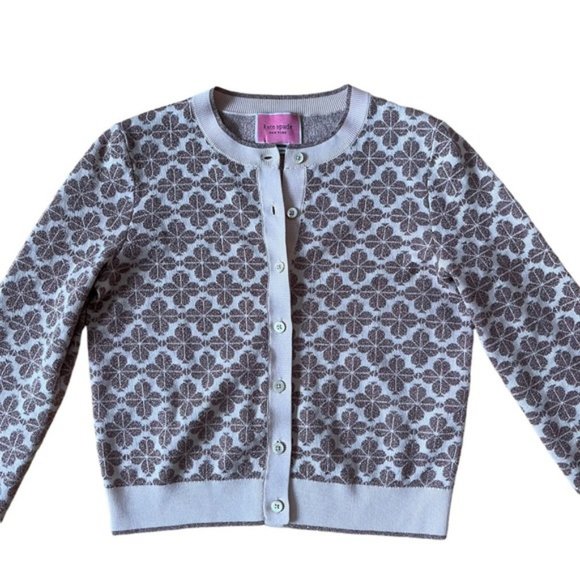 kate spade flower cardigan size small - Picture 2 of 10